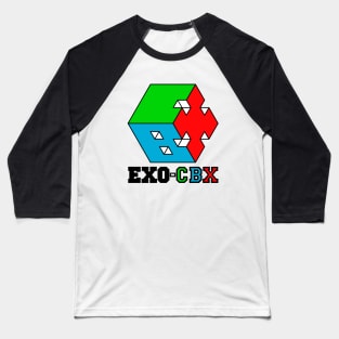 EXO CBX Chen Baekhyun & Xiumin Cube Logo Baseball T-Shirt